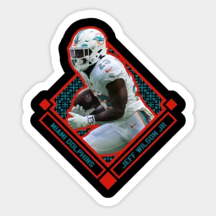 Jeff Wilson Jr Diamond Style Sticker